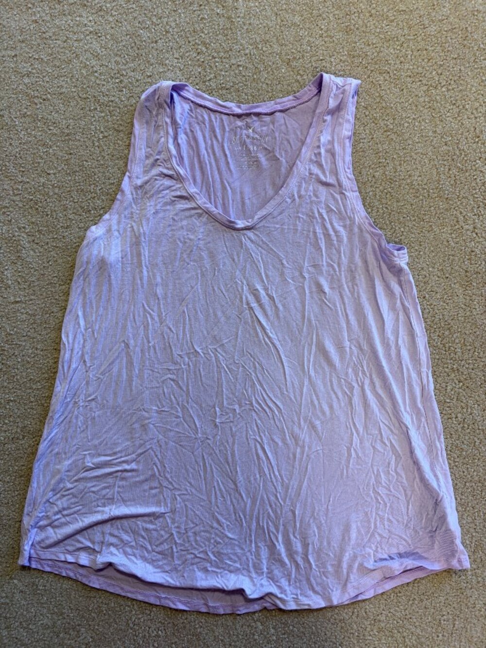 Ladies American Eagle Soft & Sexy tank size medium light purple